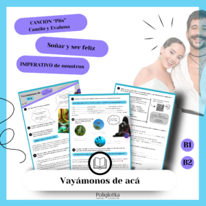 Camilo y Evaluna “Plis”, imperativo de nosotros, B1/B2,  MATERIAL DIDÁCTICO