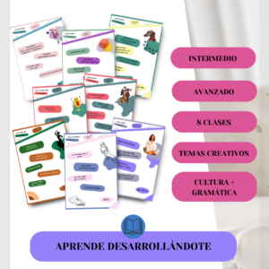 PACK INTERMEDIO/AVANZADO INVIERNO 2026 Aprende desarrollándote-> 8 materiałów do nauki hiszpańskiego B1/B2/C1