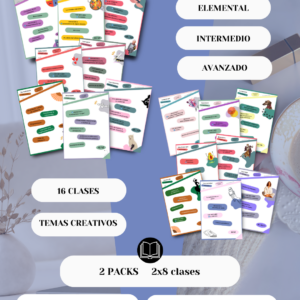 PACK GRANDE 16 materiałów do nauki hiszpańskiego invierno 2026